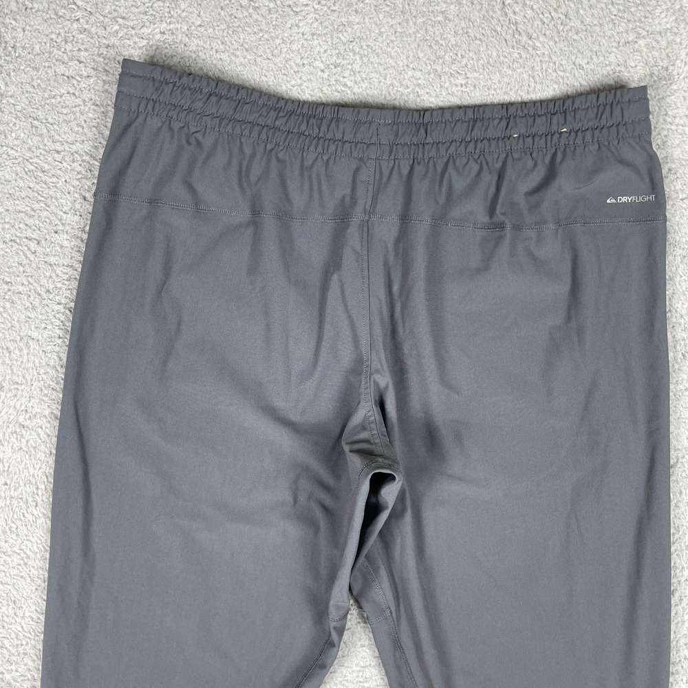 Quiksilver DryFlight Joggers Mens XL Gray Regular Fit Training Pants - Picture 4 of 11